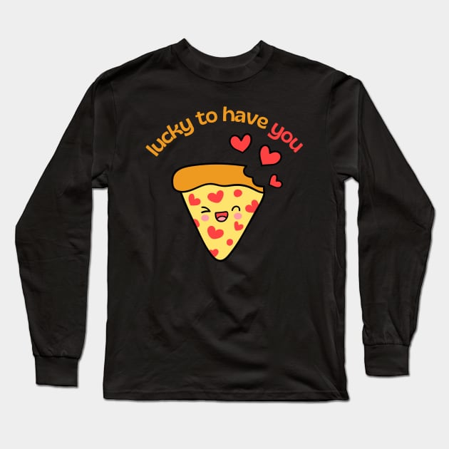 Happy Valentines Day Long Sleeve T-Shirt by Holly ship